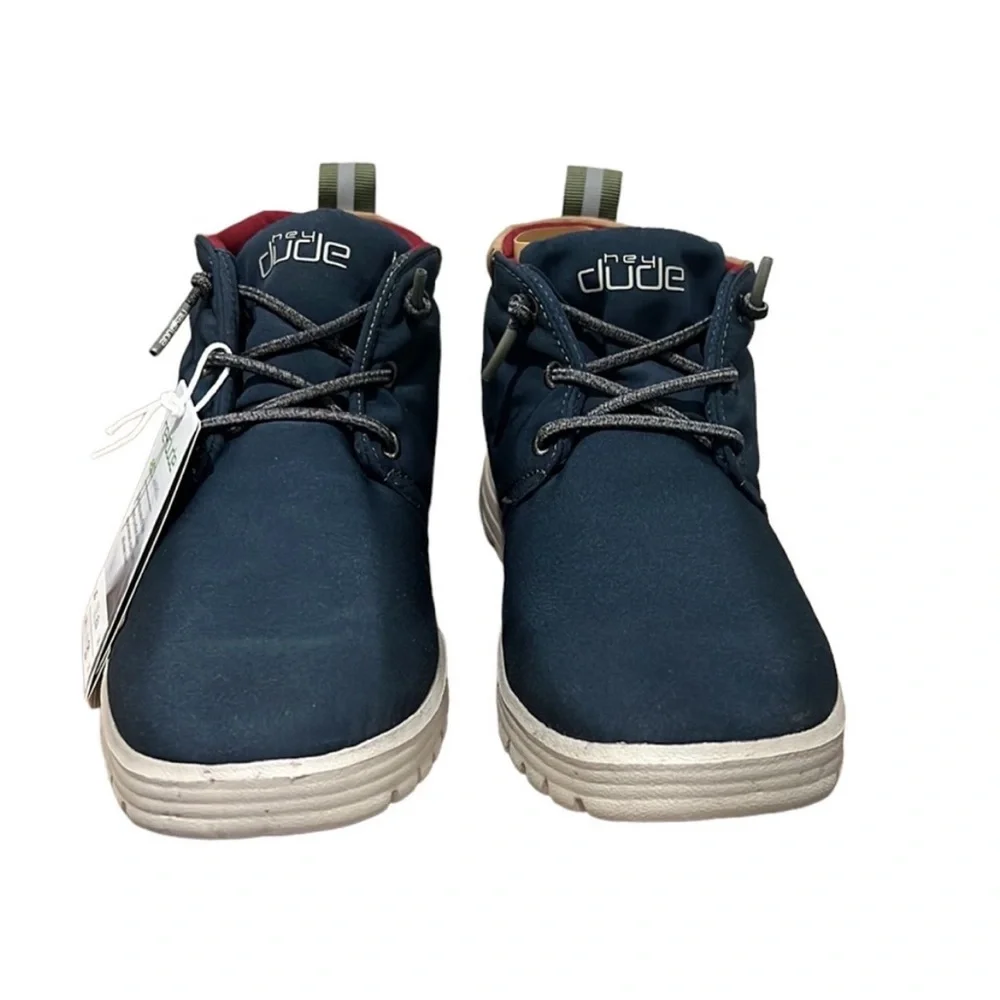Hey Dude Spencer Youth Eco Boot Navy Size 4 NWT
